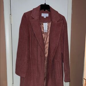 Liz Claiborne Women's Mauve Trench Coat